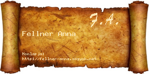 Fellner Anna névjegykártya